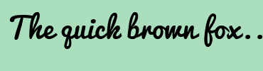Image with Font Color 000000 and Background Color ABDEBC